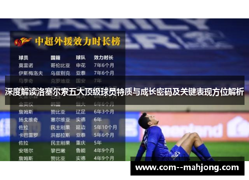 深度解读洛塞尔索五大顶级球员特质与成长密码及关键表现方位解析